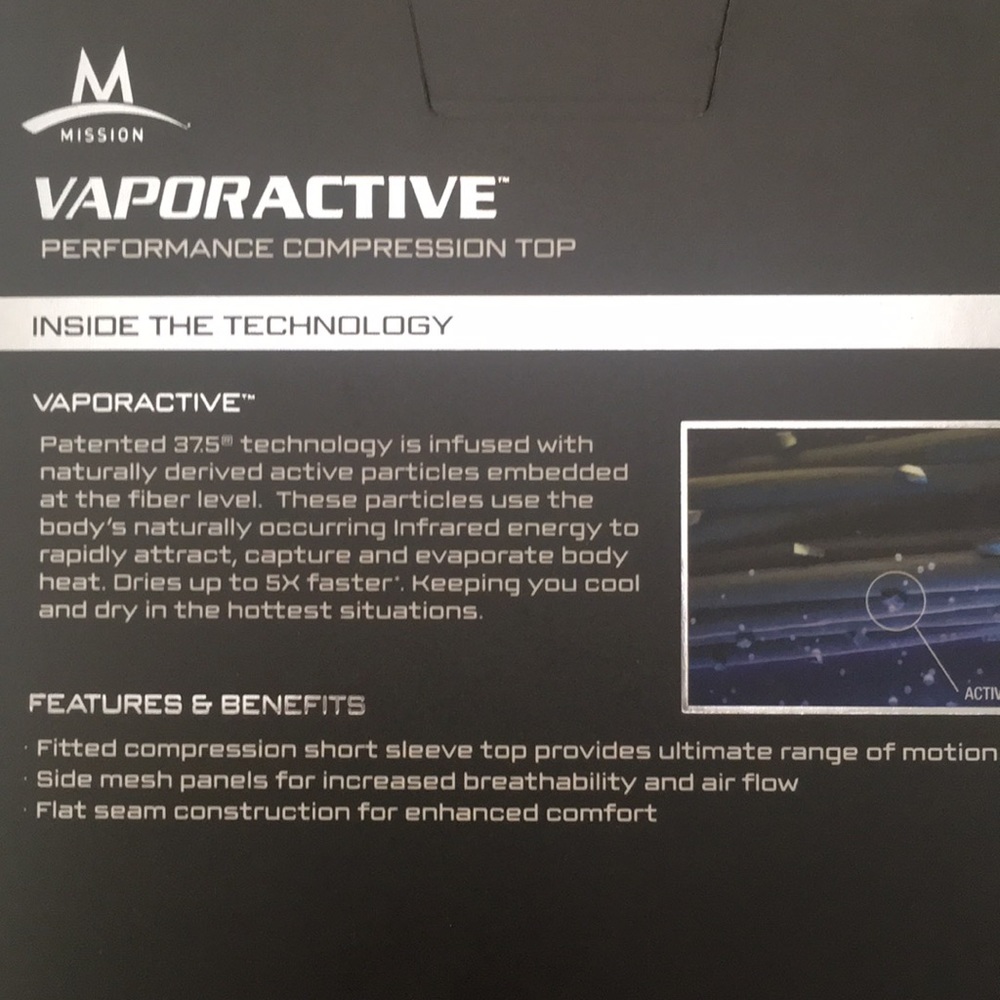 Mission Vaporactive Performance Compression Top - Picture 3 of 3